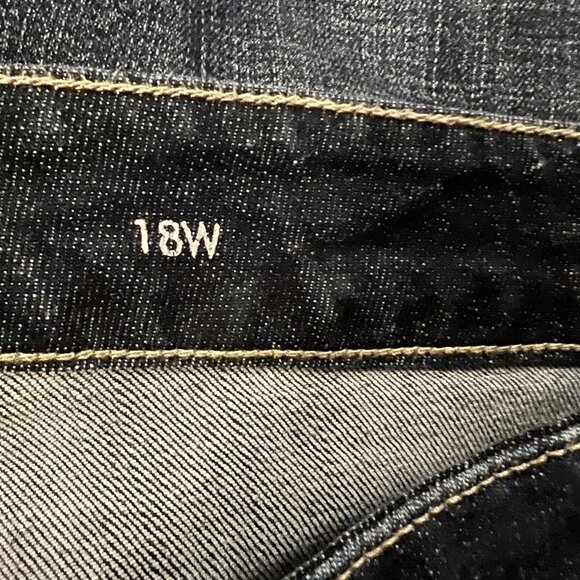 LIVERPOOL Jeans Womens 18W Blue Denim High Rise Straight Leg Stretch - Picture 6 of 9